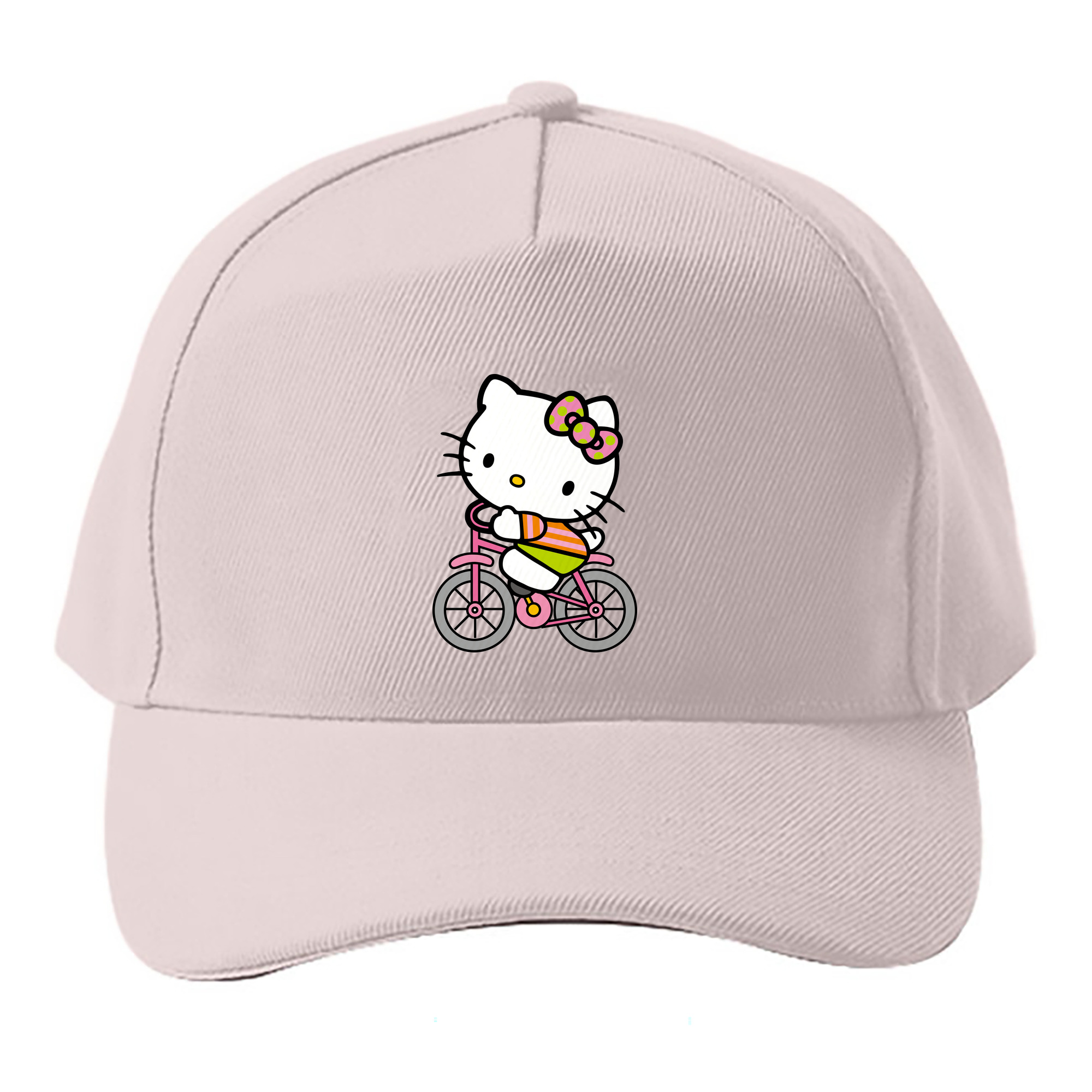 （画像用） Hello Kitty ハローキティ ベースボールキャップ 綿100％ 男女兼用 帽子 スポーツ